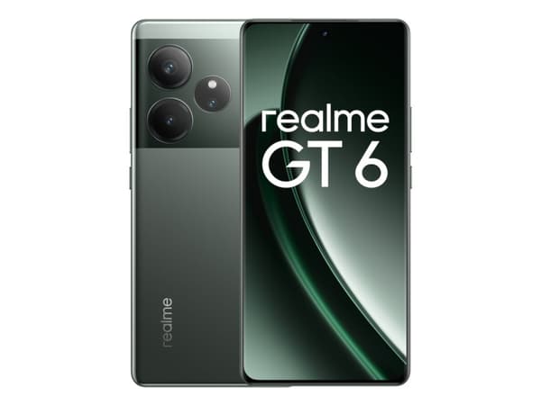 realme GT 6, 17,2 cm (6.78"), 16 GB, 512 GB, 50 MP, Android 14, Grønn Sølv