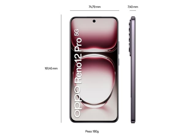 OPPO Reno12 Pro, 17 cm (6.7"), 12 GB, 512 GB, 50 MP, Android 14, Sort