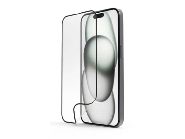 Hama matkapuhelimen suojalasi Super Hybrid Apple iPhone 15, asennustuki (00222735)