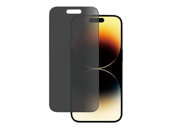 PanzerGlass Ultra-Wide Fit Privacy Appl, Apple, Apple - iPhone 14 Pro, Asennus kuivana, Naarmuuntumisenkestävä, Iskunkestävä, Antibakteerinen, Läpinä