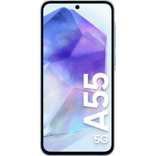 Samsung Galaxy A55 5G-telefon, 256/8 GB, blå