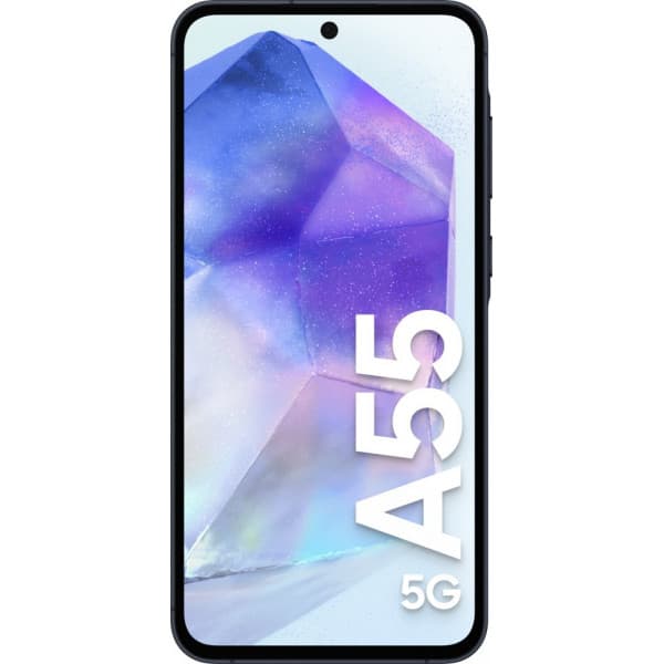 Samsung Galaxy A55 5G Enterprise Edition-telefon, 128/8 GB, mörkblå