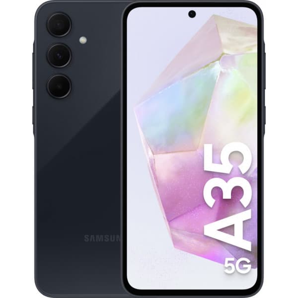 Samsung Galaxy A35 Enterprise Edition 5G -telefon, 128/6 GB, svart Marinblå