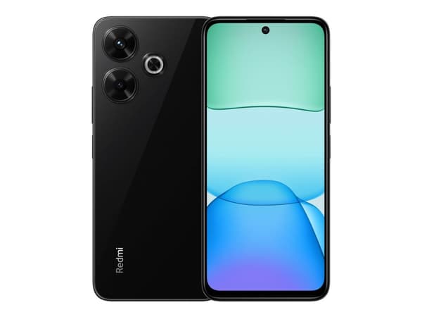 Xiaomi Redmi 13 - 4G smarttelefon - dobbelt-SIM - RAM 8 GB / Internminne 256 GB - microSD slot - 6.79" - 2460 x 1080 piksler (90 Hz) - 2x bakkameraer Sort