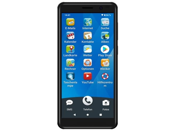 Ordissimo LeNuméro2 Mini - 4G smarttelefon - RAM 3 GB / Internminne 32 GB - LCD-display - 5.45" - 1440 x 720 piksler - rear camera 8 MP - front camer