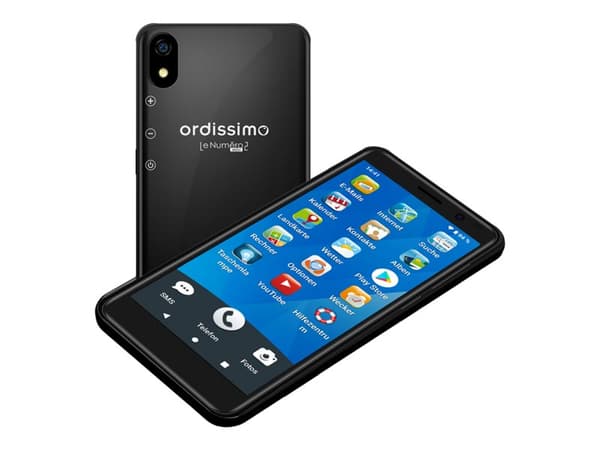 Ordissimo LeNuméro2 Mini - 4G smarttelefon - RAM 3 GB / Internminne 32 GB - LCD-display - 5.45" - 1440 x 720 piksler - rear camera 8 MP - front camer