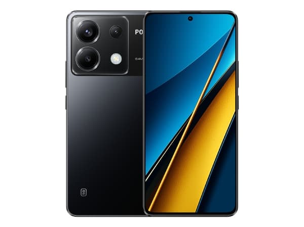 Xiaomi POCO X6 - 5G pekskärmsmobil - dual-SIM - RAM 12 GB / Internminne 256 GB - OLED-skärm - 6.67" - 2712 x 1220 pixlar (120 Hz) - 3 st. bakre kamer