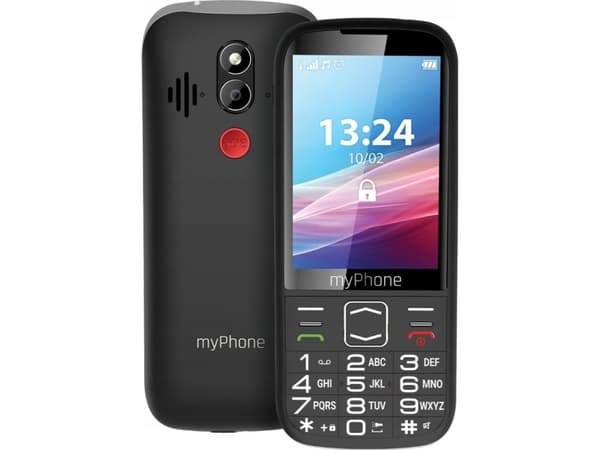 myPhone Halo 4 LTE, Bar, Dual SIM, 8.89 cm (3.5"), 2 MP, 2500 mAh, Black