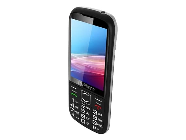 myPhone Halo 4 LTE, Bar, Dual SIM, 8.89 cm (3.5"), 2 MP, 2500 mAh, Black