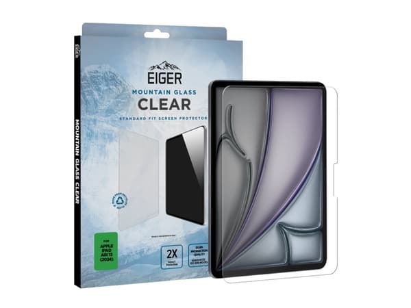 EIGER EGSP00972, Blank skjermbeskytter, 33 cm (13"), Herdet glass, 1 stykker