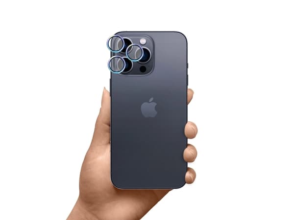 3MK HARDY Lens Protection Pro, Apple, Apple iPhone 15 Pro Max, Ridseresistent, Splintfri, läpinäkyvä, 1 stk, 1 stk