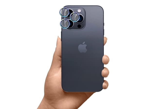 3MK HARDY Lens Protection Pro, Apple, Apple iPhone 15 Pro Max, Ridseresistent, Splintfri, läpinäkyvä, 1 stk, 1 stk