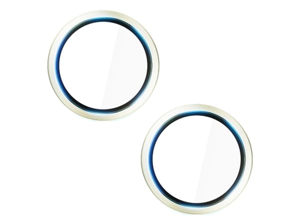 3MK HARDY Lens Protection Pro, Apple, iPhone 15 / 15 Plus, Ridseresistent, Splintfri, läpinäkyvä, Gul, 1 stk, 1 stk