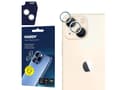 Pikkukuva 1 / 5: 3MK HARDY Lens Protection Pro, Apple, iPhone 15 / 15 Plus, Ridseresistent, Splintfri, läpinäkyvä, Gul, 1 stk, 1 stk