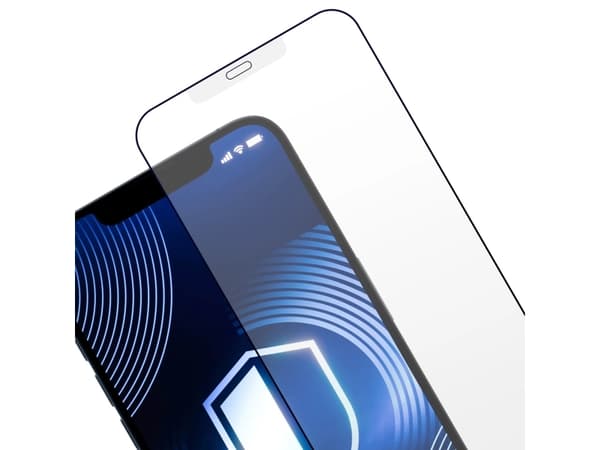 3MK HardGlass Matt Max, Apple, iPhone 12 / iPhone 12 Pro, Slagbestandig, Reflekterende, Sort, Gjennomsiktig, 1 stykker