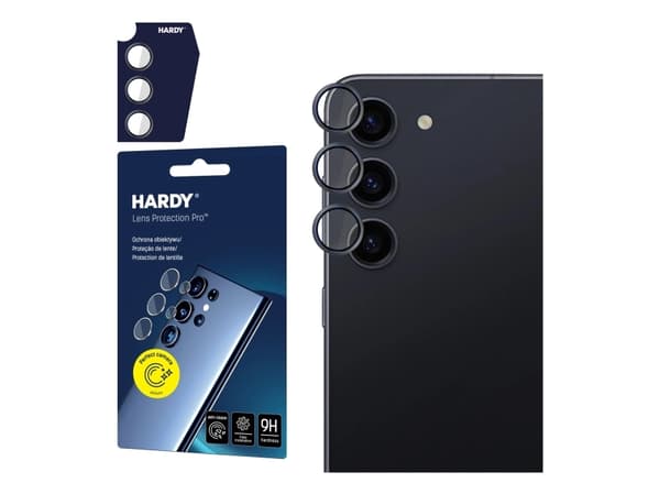 3MK HARDY Lens Protection Pro, Samsung, Samsung Galaxy S24+, Ridseresistent, Splintfri, Lajittelu, Läpinäkyvä, 1 stk, läpinäkyvä, 1 stk