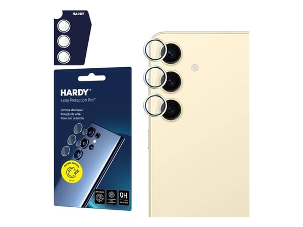 3MK HARDY Lens Protection Pro, Samsung, Samsung Galaxy S24+, Ripebestandig, Knusesikker, Gjennomsiktig, 1 stykker