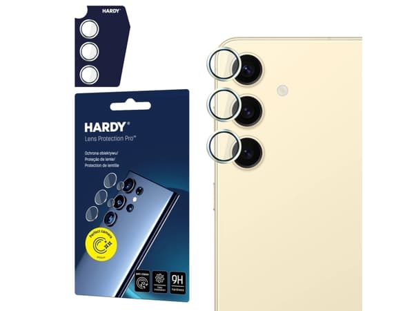 3MK HARDY Lens Protection Pro, Samsung, Samsung Galaxy S24+, Ripebestandig, Knusesikker, Gjennomsiktig, 1 stykker