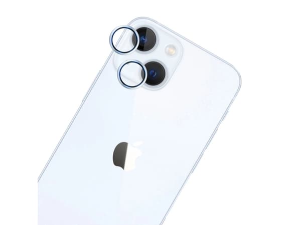 3MK HARDY Lens Protection Pro Blue, Apple, iPhone 15 Plus, iPhone 15, Slagtålig, Reptålig, Splitterskyddad, Transparent, 2 styck