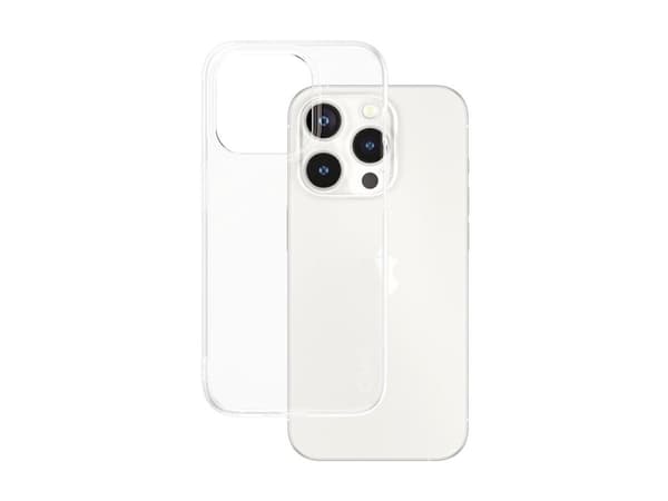 CARE by PanzerGlass X-Ray - Baksidedeksel for mobiltelefon - resirkulert plast - gjennomsiktig - for Apple iPhone 15 Pro