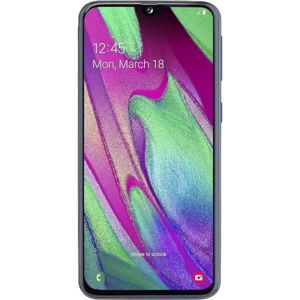 Begagnad Samsung Galaxy A40 64GB i Bra Skick Grade B – Svart