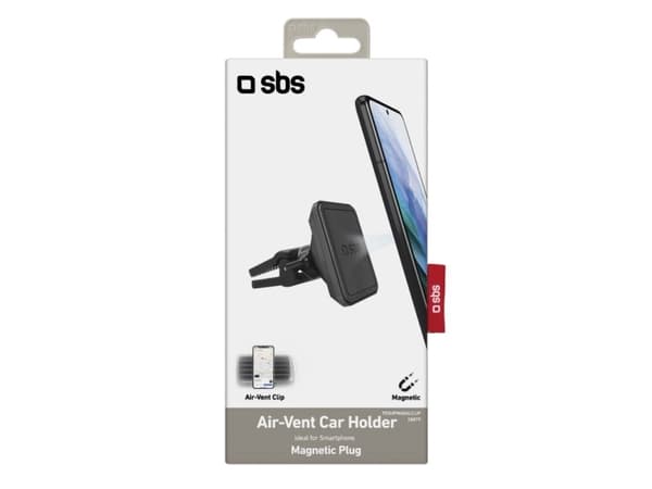 SBS TESUPMAGXLCLIP, Mobiltelefon/smarttelefon, Passiv holder, Bil, Sort