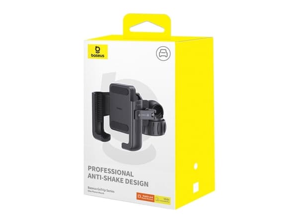 Baseus GoTrip sykkelholder for telefon (svart)