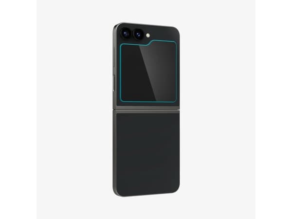Spigen GLAS.tR EZ Fit, Samsung, Galaxy Z Flip 6, Reptålig, Transparent, 2 styck