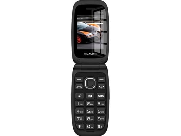 MaxCom Comfort MM828 4G 6.1 cm (2.4&quot;) Black Senior phone Sort