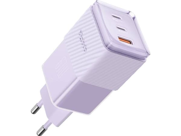 GaN 67W verkkovirtalaturi Mcdodo CH-1502 2x USB-C, USB-A (violetti)