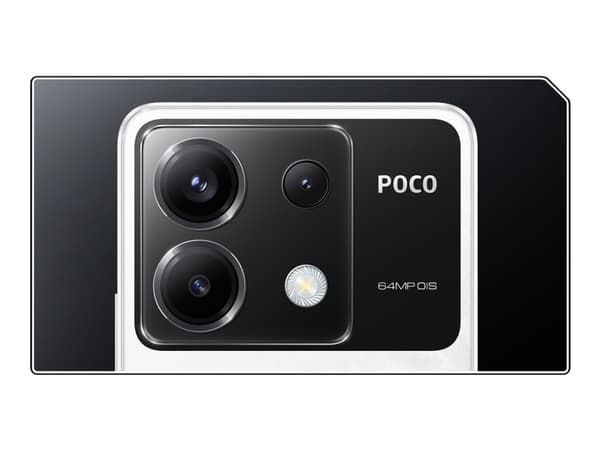Xiaomi POCO X6 - 5G pekskärmsmobil - dual-SIM - RAM 12 GB / Internminne 256 GB - OLED-skärm - 6.67" - 2712 x 1220 pixlar (120 Hz) - 3 st. bakre kamer