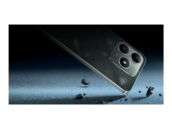 Realme C61 - 4G smarttelefon - dobbelt-SIM - RAM 6 GB / Internminne 256 GB - microSD slot - 6.745" - 1600 x 720 piksler (90 Hz) - 2x bakkameraer 50 M