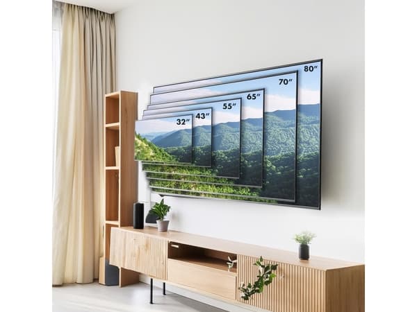 Maclean TV MC-413 vægbeslag 32"-80" VESA 600x400 45kg vipbart universelt justerbart vaterpas monteringstilbehør