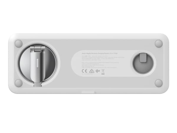 Anker MagGo, Innendørs, USB, Trådløs lading, Hvit
