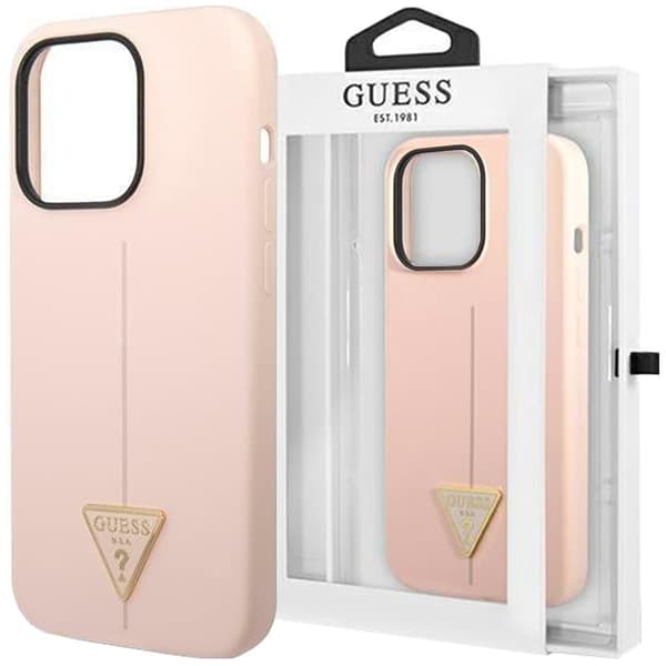 Gjett GUHCP14XSLTGP iPhone 14 Pro Max 6.7 rosa/rosa hardt deksel silikontrekant
