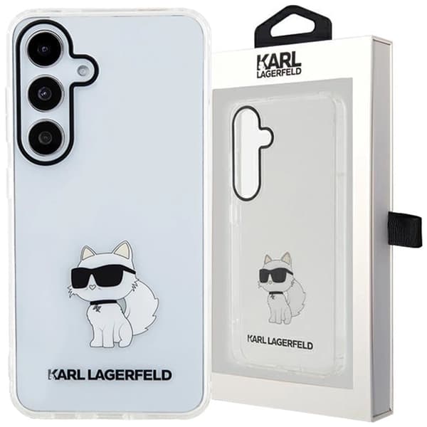 Karl Lagerfeld IML Choupette deksel til Samsung Galaxy S24 - gjennomsiktig