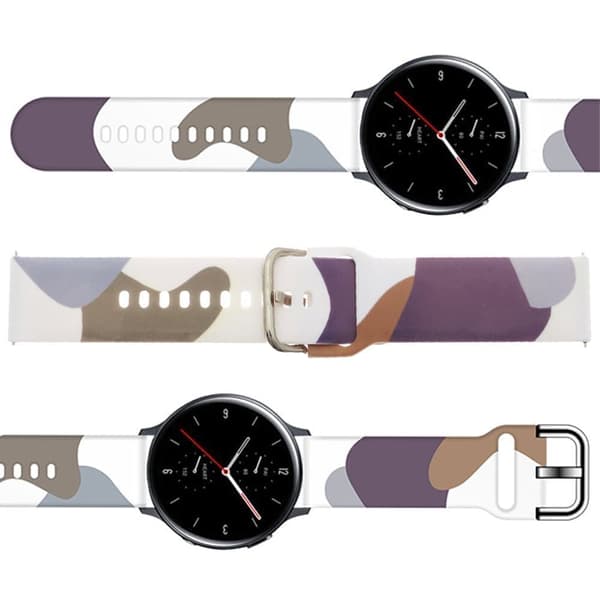 Strap Moro Band for Samsung Galaxy Watch 46 mm silikonarmbåndsur Armbåndsmønster 9