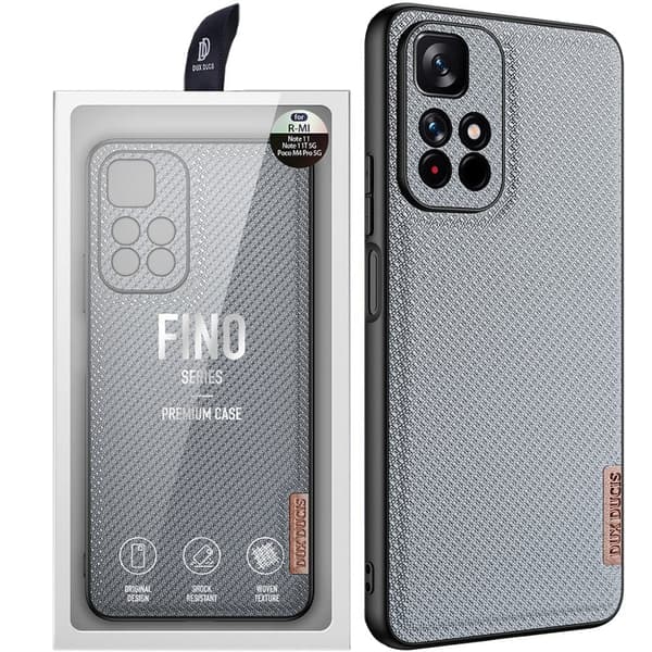 Dux Ducis Fino-deksel dekket med nylonmateriale Xiaomi Redmi Note 11 Pro+ 5G (Kina) / 11 Pro 5G (Kina) / Mi11i HyperCharge / Poc