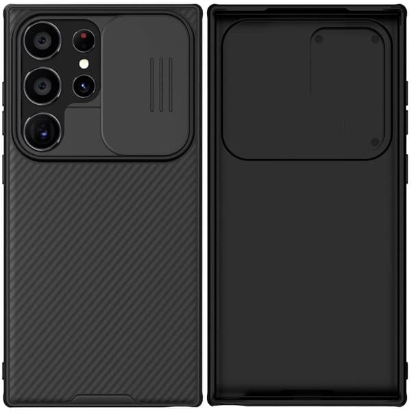Nillkin CamShield Pro Armor-deksel med kamerabeskyttelse til Samsung Galaxy S24 Ultra - Svart