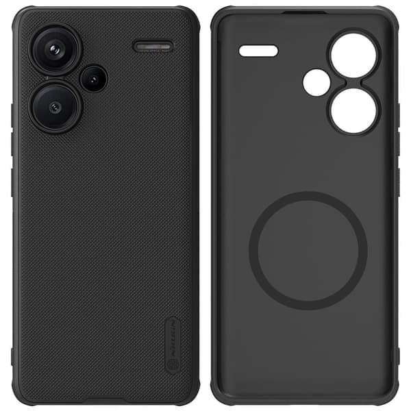 Nillkin Super Frosted Shield Pro magnetisk deksel til Xiaomi Redmi Note 13 Pro+ 5G med MagSafe - Svart