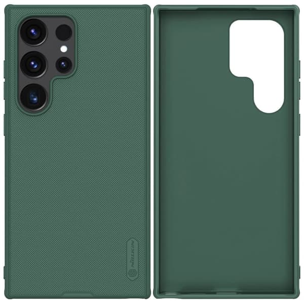 Nillkin Super Frosted Shield Pro Armor-deksel til Samsung Galaxy S24 Ultra - Grønn