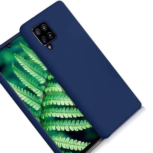Silikondeksel fleksibelt silikondeksel til Samsung Galaxy A42 5G blå