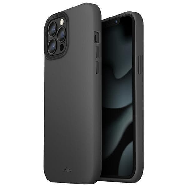 UNIQ Lino Hue iPhone 13 Pro Max 6.7 deksel grå/karbongrå MagSafe