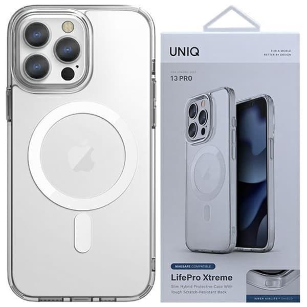UNIQ LifePro Xtreme-deksel iPhone 13 Pro / 13 6.1 gjennomsiktig/krystallklar MagSafe