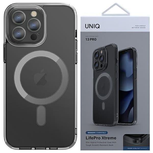 UNIQ LifePro Xtreme-deksel iPhone 13 Pro / 13 6.1 magsafe røyk/røyk