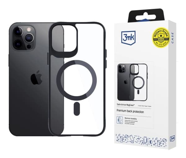 3MK 3mk beskyttelsesdeksel Satin Armor MagCase for iPhone 12 Pro Max