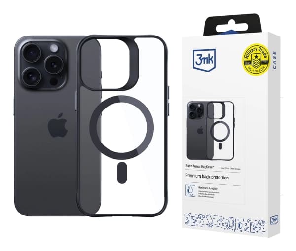 3MK 3mk suojakotelo Satin Armor MagCase iPhone 13 Pro -puhelimeen