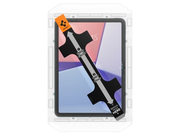 Spigen GLAS.tR EZ Fit, Genomskinligt skärmskydd, 27,9 cm (11"), 9H, Härdat glas, 1 styck