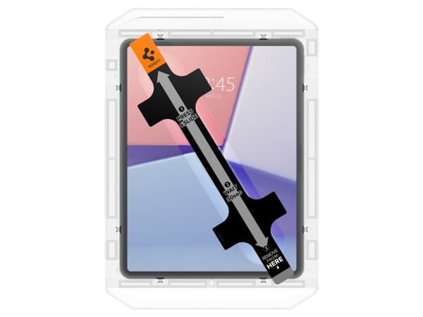 Spigen GLAS.tR EZ Fit, Genomskinligt skärmskydd, 33 cm (13"), 9H, Härdat glas, 1 styck