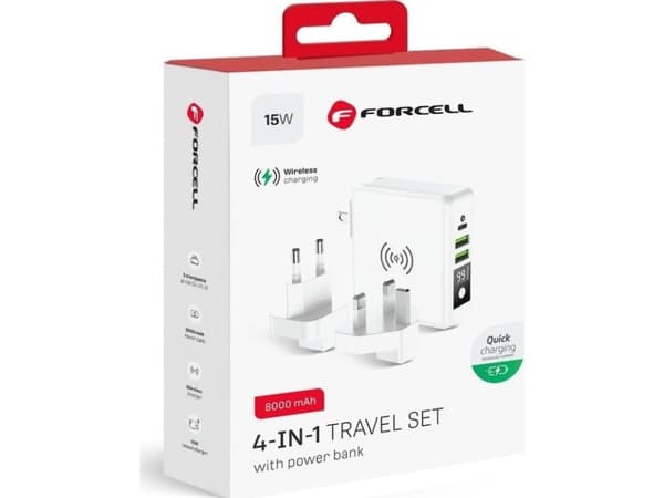 ForCell laddare 2x USB-A 1x USB-C 3 A (5903396072475)